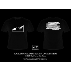 MALIGNANT VOICES - czarna koszulka męska